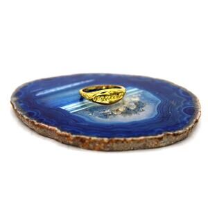 Goldtone Mama Signant Ring